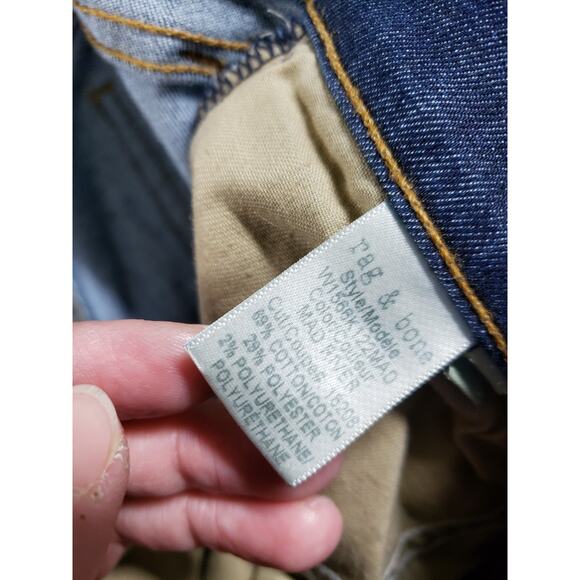 Rag & Bone Jeans Size 26 Blue Pants Mid Rise Ladies Fray Hem Skinny Ankle - Picture 4 of 13